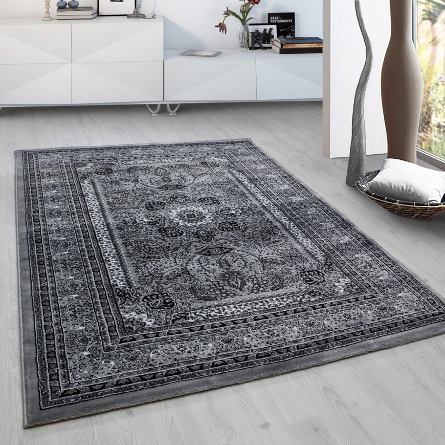 Classic Oriental Grey Marrakesh Rug